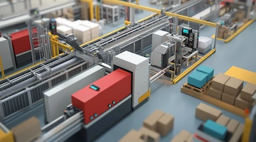 Un atelier de conditionnement piloté par un système digital